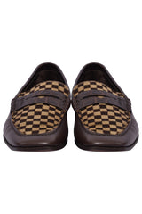 Louis Vuitton Damiersauvage Pony Hair &Leather Loafers