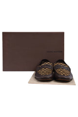 Louis Vuitton Damiersauvage Pony Hair &Leather Loafers