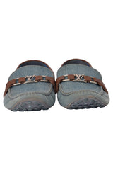 Louis Vuitton Denim Textured Loafers