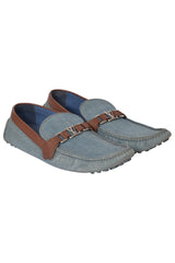 Louis Vuitton Denim Textured Loafers