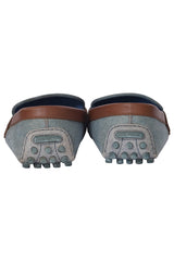 Louis Vuitton Denim Textured Loafers