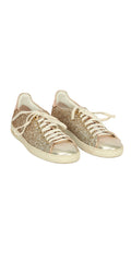 Louis Vuitton EU 36 Front Low Line Glitter Sneaker