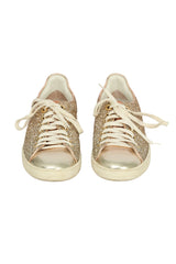 Louis Vuitton EU 36 Front Low Line Glitter Sneaker