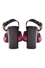 Louis Vuitton Leather Block Heels