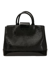 Louis Vuitton Mirabeau Gm Black Electric Epi Patent Bag