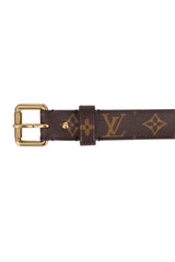 Louis Vuitton Monogram Buckle Belt Rt104-10