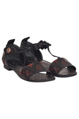 Louis Vuitton Monogram Leather Sandals