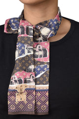 Louis Vuitton Monogram Silk Twilly
