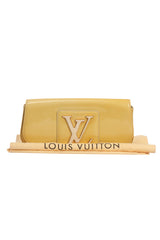 Louis Vuitton Patent Leather Yellow Sobe Clutch