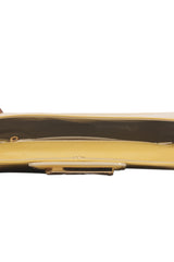 Louis Vuitton Patent Leather Yellow Sobe Clutch