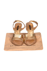 Louis Vuitton Perforated Leather Heels