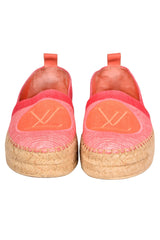 Louis Vuitton Pink Shore Postcard Espadrilles