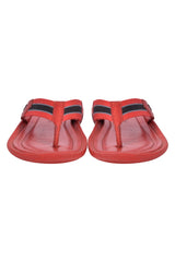 Louis Vuitton Red Leather Slippers