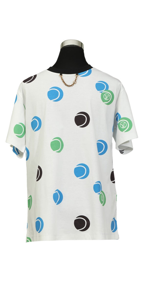 Louis Vuitton Size S Tennis Ball Chain Logo T-Shirt