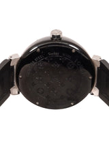 Louis Vuitton Tambour in Black GMT Watch