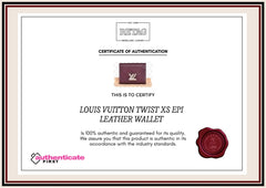 Louis Vuitton Twist Xs Epi Leather Wallet