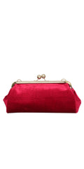 Love Moschino Red Logo Clutch