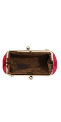 Love Moschino Red Logo Clutch