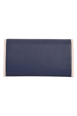 Mario Valentino Blue Stewie Leather Wallet