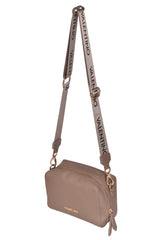 Mario Valentino Taupe Pattie Camera Bag