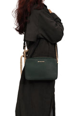 Michael Kors Jet Set Leather Crossbody Bag