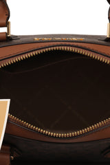 Michael Kors Ayden Medium Logo And Faux Leather Satchel Bag