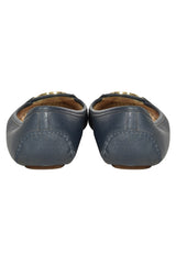 Michael Kors Ballet Logo Blue Ballerinas