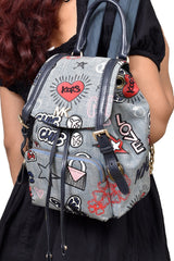 Michael Kors Beacon Small Embroidered Backpack