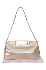 Michael Kors Gold Berkley Clutch