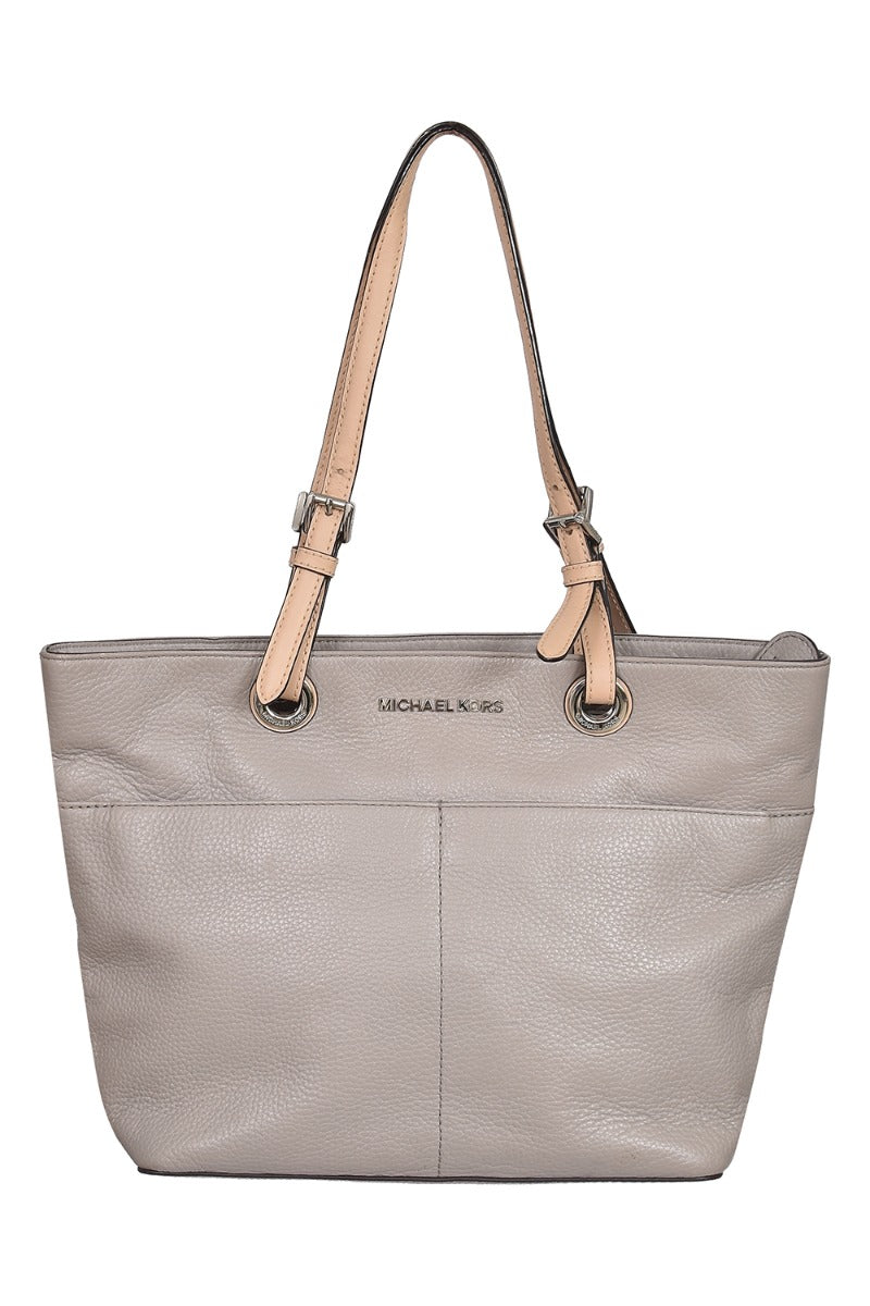Michael Kors Gray Saffiano Leather Tote Bag