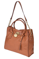 Michael Kors Hamilton Saffiano Tan Handbag