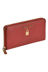 Michael Kors Jet Set Red Zip Around Wallet