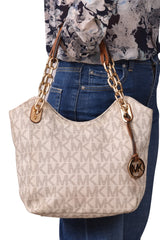 Michael Kors Lilly Vanilla Monogram Tote