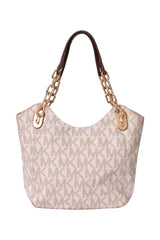 Michael Kors Lilly Vanilla Monogram Tote