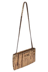 Michael Kors Webster Metallic Ruched Bag