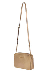 Michael Kors Metallic Jet Set Travel  East West Crossbody Ba