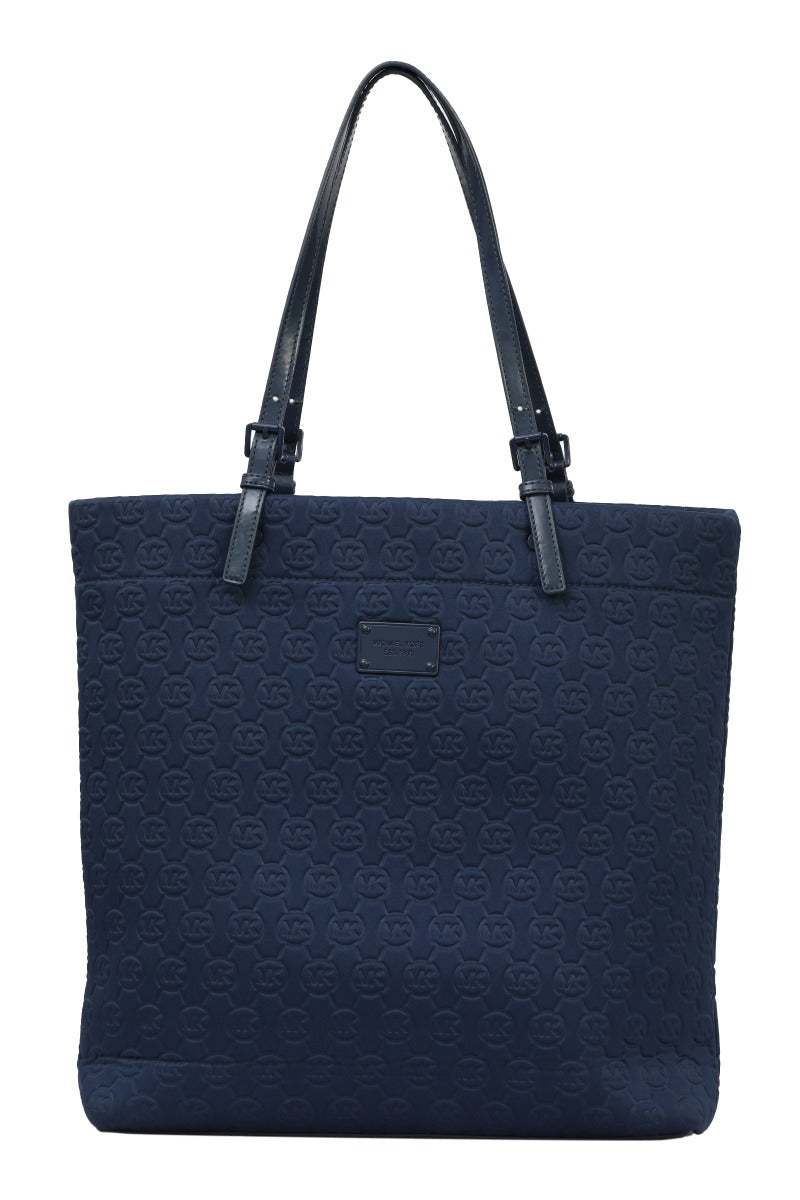 Michael Kors Monogram Blue Tote Bag