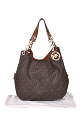 Michael Kors Monogram Fulton Hobo Bag