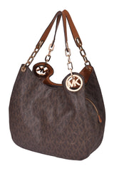 Michael Kors Monogram Fulton Hobo Bag