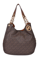 Michael Kors Monogram Fulton Hobo Bag