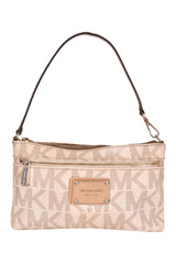 Michael Kors Monogram White Pochette Rt137-10