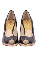 Michael Kors Patent Leather Keega Wedges