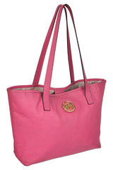 Michael Kors Pink Leather Tote Bag