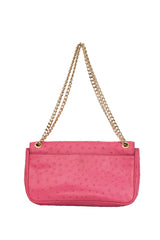 Michael Kors Pink Ostrich Sling Bag