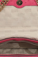 Michael Kors Pink Ostrich Sling Bag
