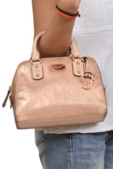michael-kors-rose-gold-monogram-handbag