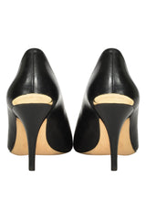 Michael Kors Saffiano Black Mid Pumps