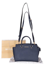 Michael Kors Selma Medium Saffiano Leather Satchel Bag