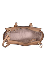 Michael Kors Selma Medium Top Zip Satchel Crossbody Bag