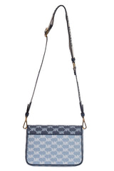 Michael Kors Sloan Editor Medium Logo Jacquard Messenger Bag